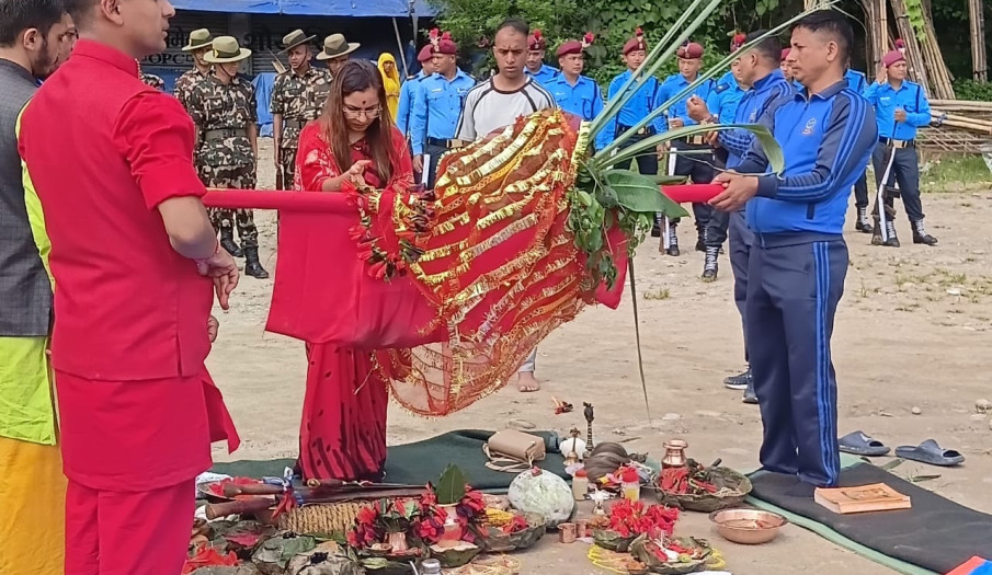 वडा दशैं २०८२ को फुलपाती भित्र्याईदै